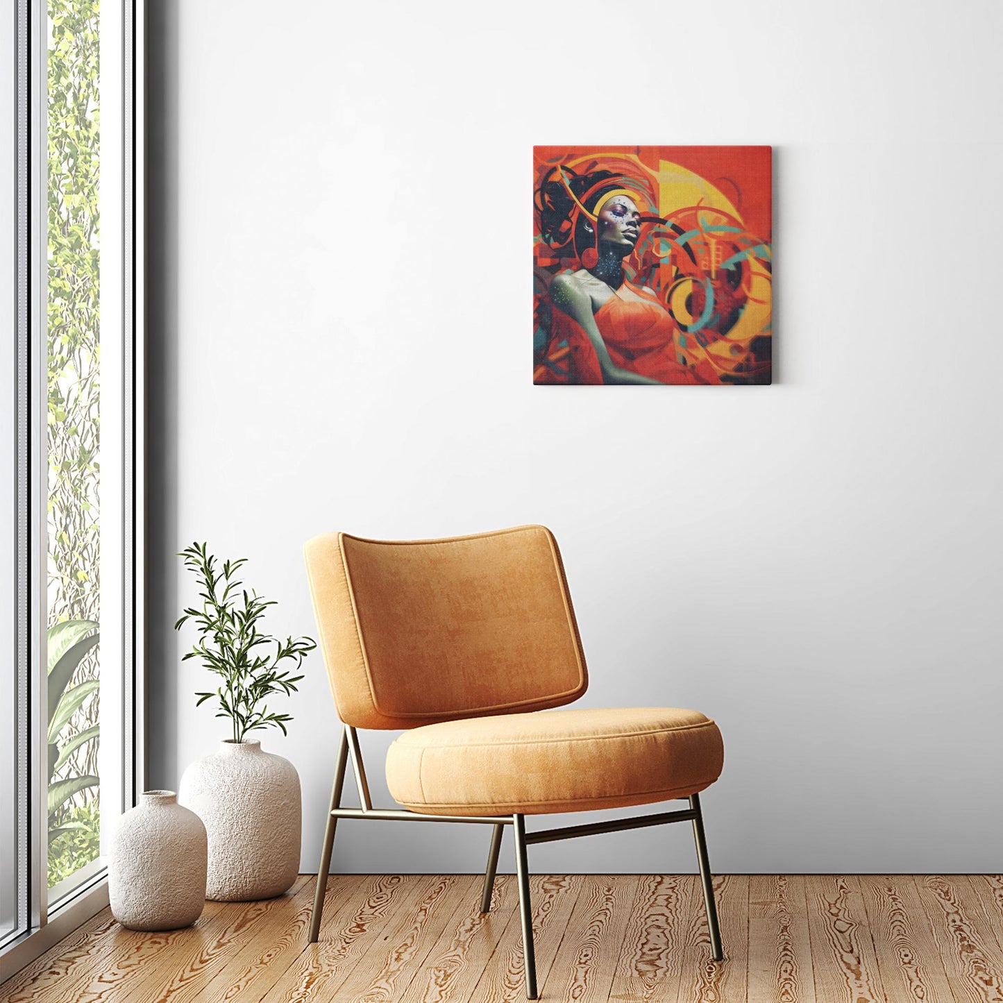 I Know Things Abstract Sacred Geometry Canvas Art