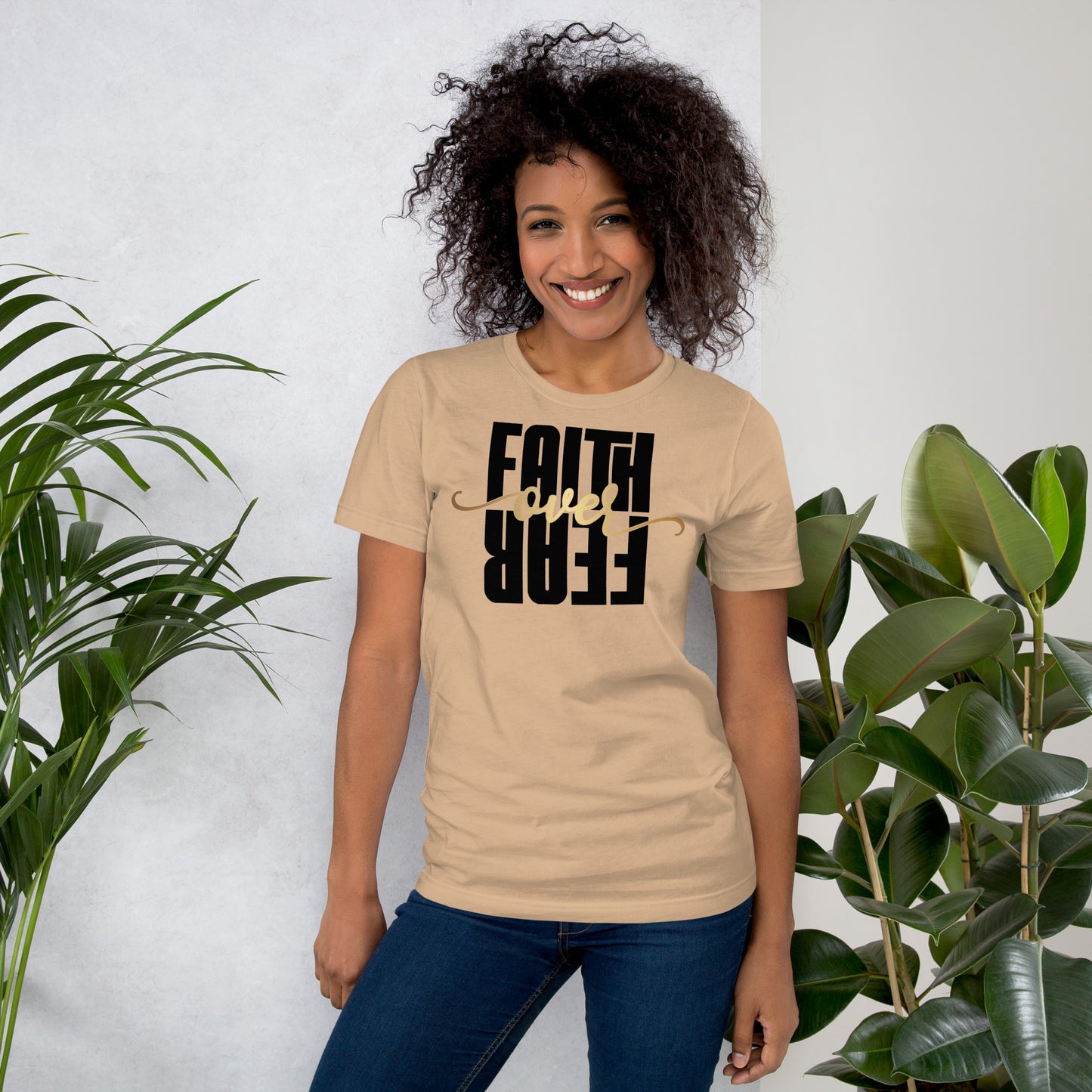 Faith Over Fear Unisex t-shirt