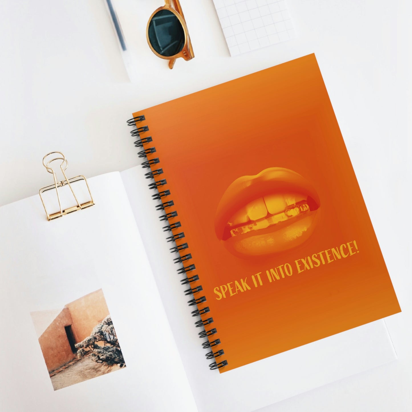 Speak It Into Existence Spiral Notebook - Ruled Line