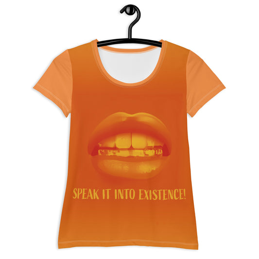 Speak It Into Existence Athletic T-shirt