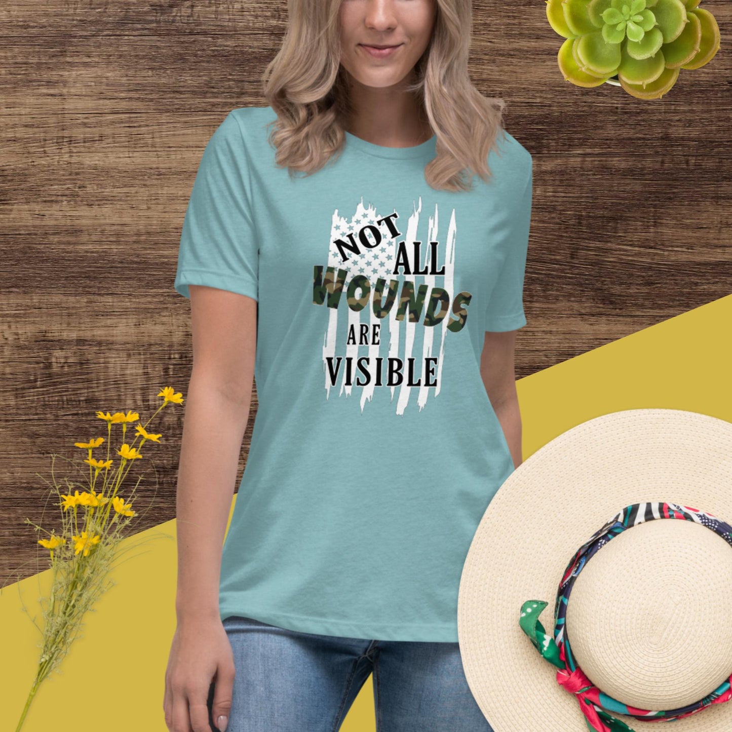 Not All Wounds Are Visible Women's Relaxed T-Shirt