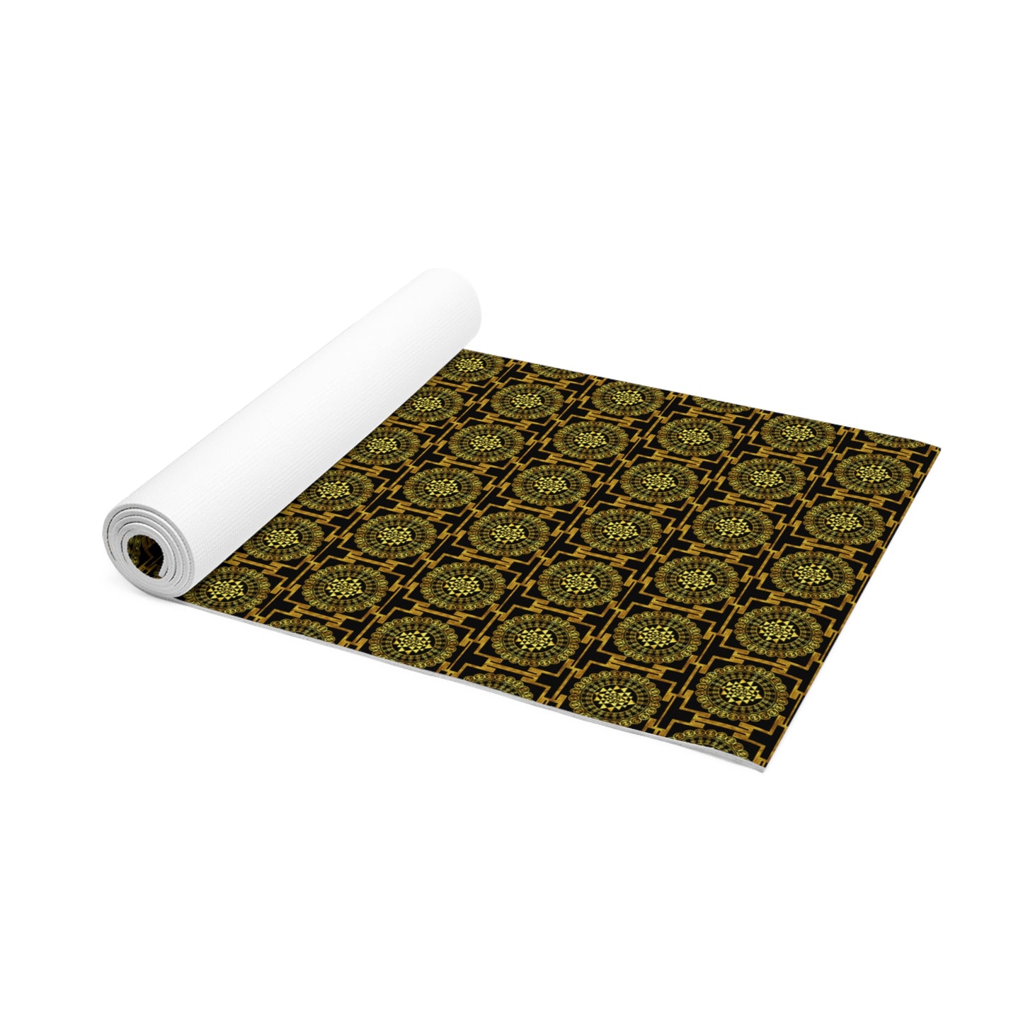 Grand Yantra Supreme in Black Foam Yoga Mat