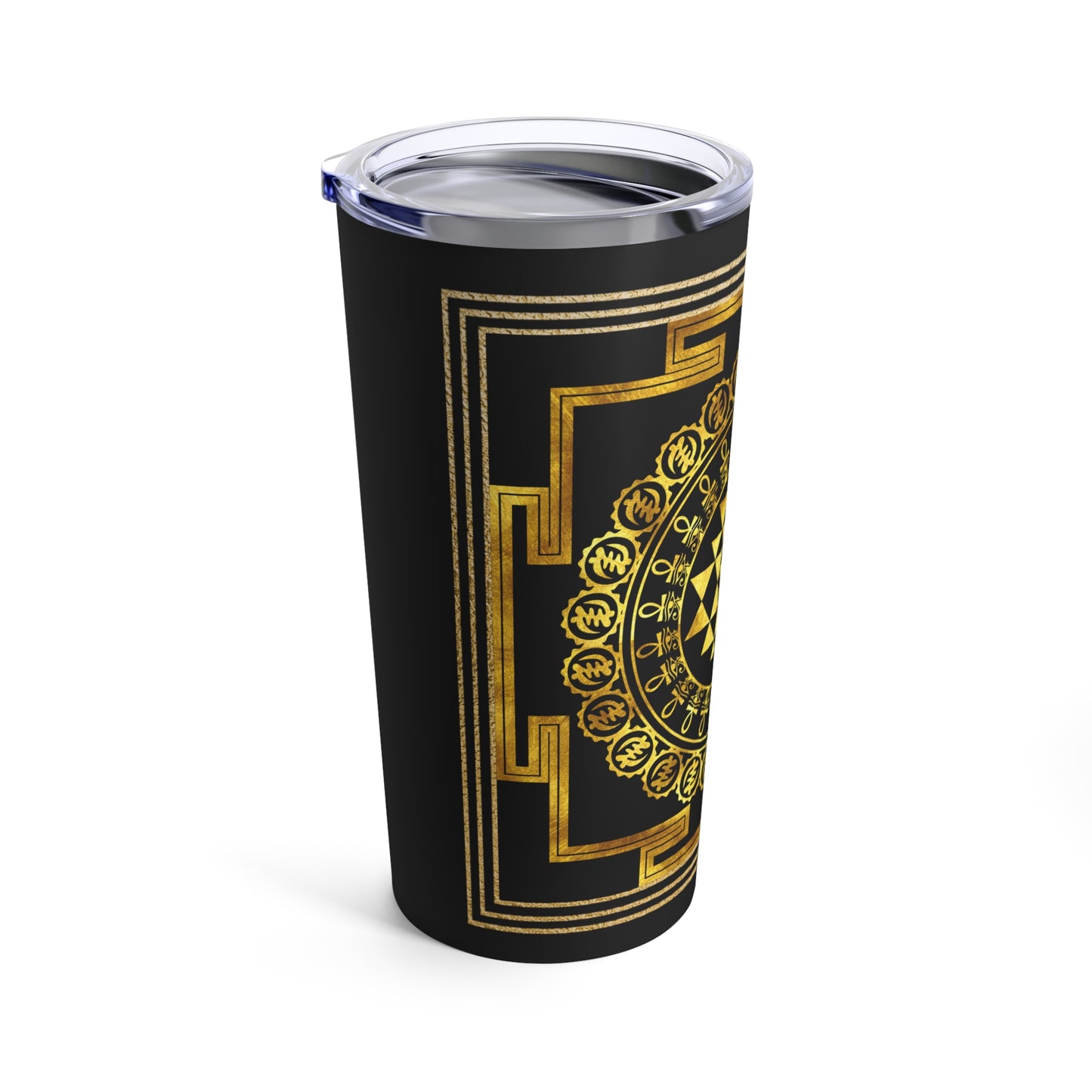 Grand Yantra Supreme in Black Tumbler 20oz