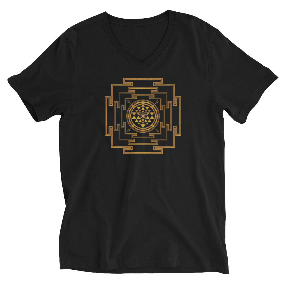 3 Layer Yantra V-Neck T-Shirt