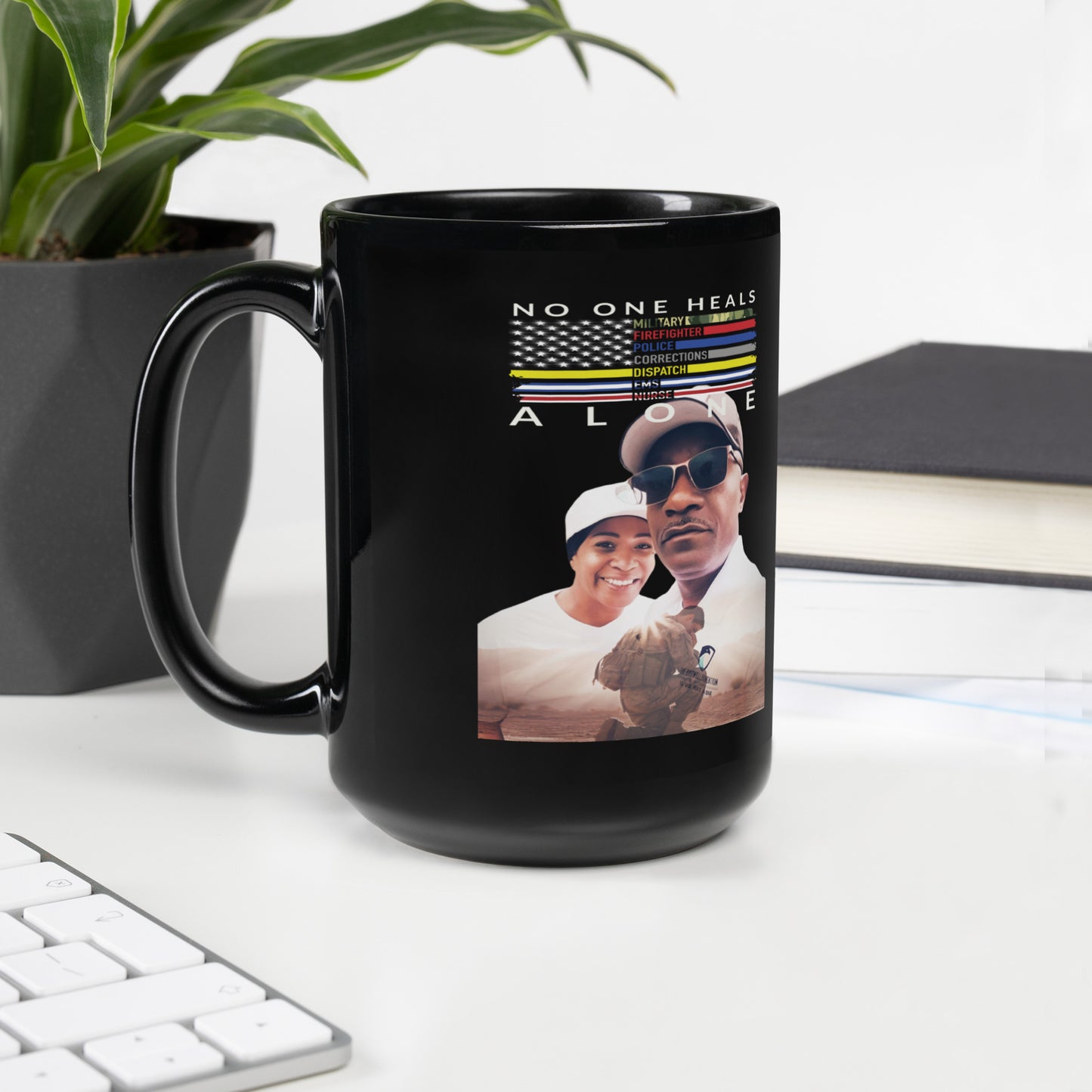 NOHA Poster Black Glossy Mug