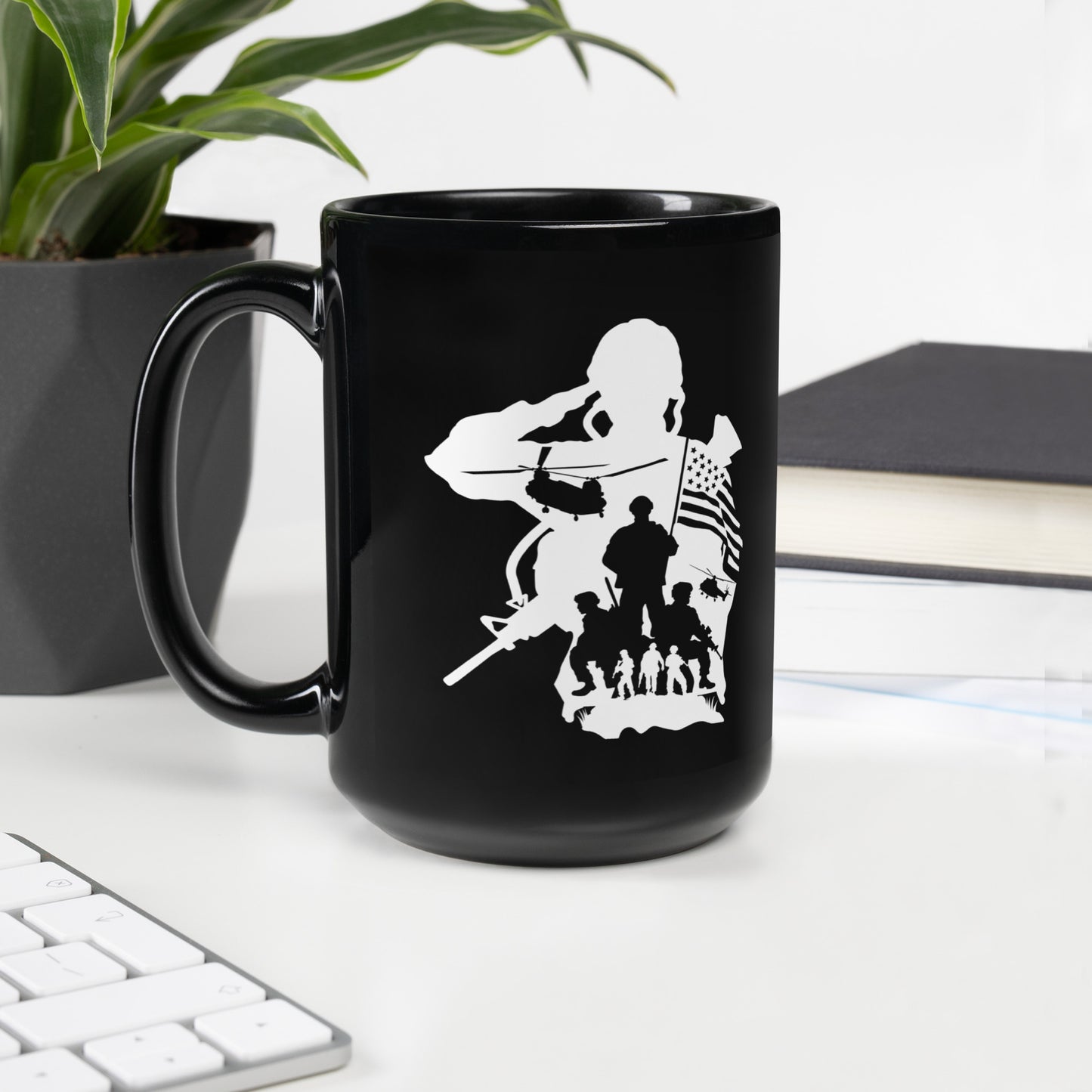 NOHA Poster Black Glossy Mug