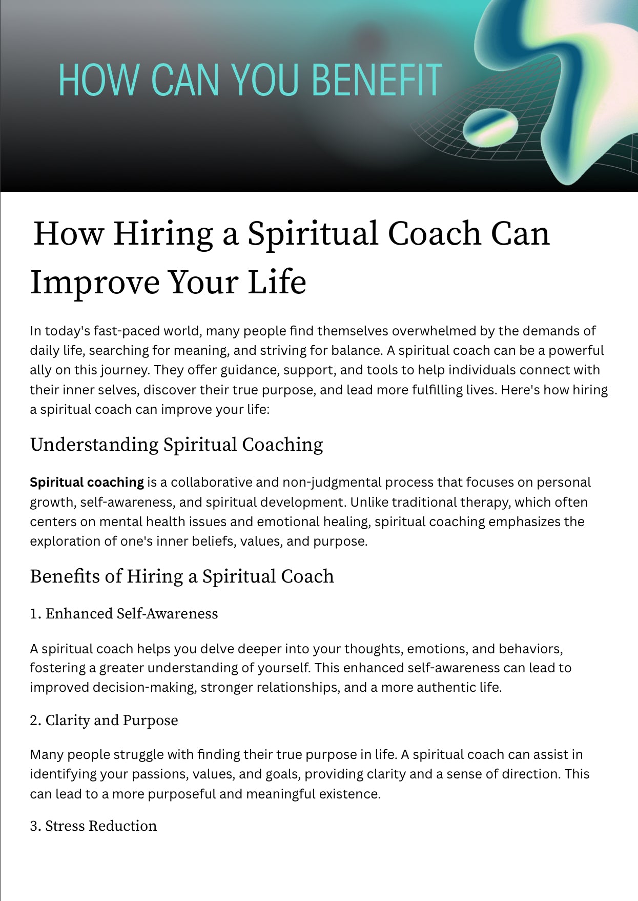 Coaching Services