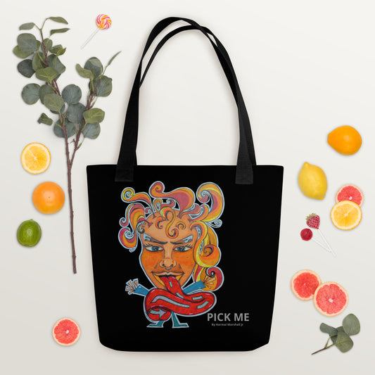 Pick Me by Karmai Tote bag