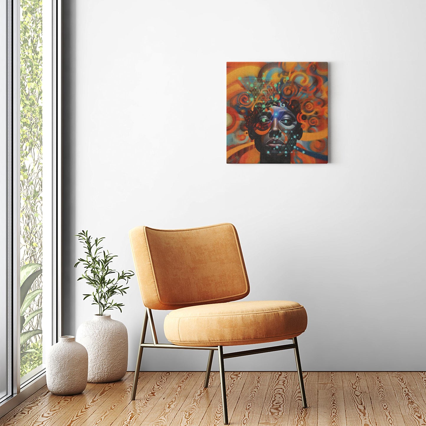 Just A Boy Abstract Canvas Art