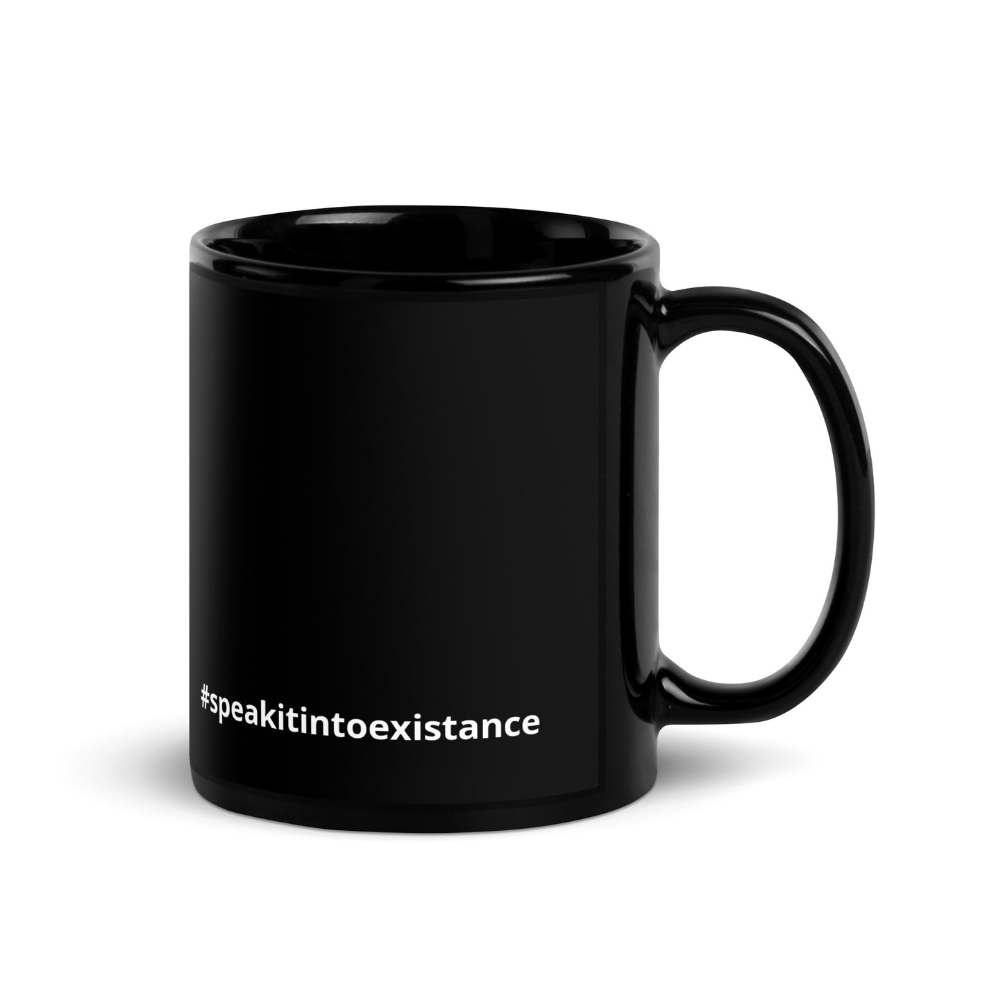 I Attract Success Black Glossy Mug