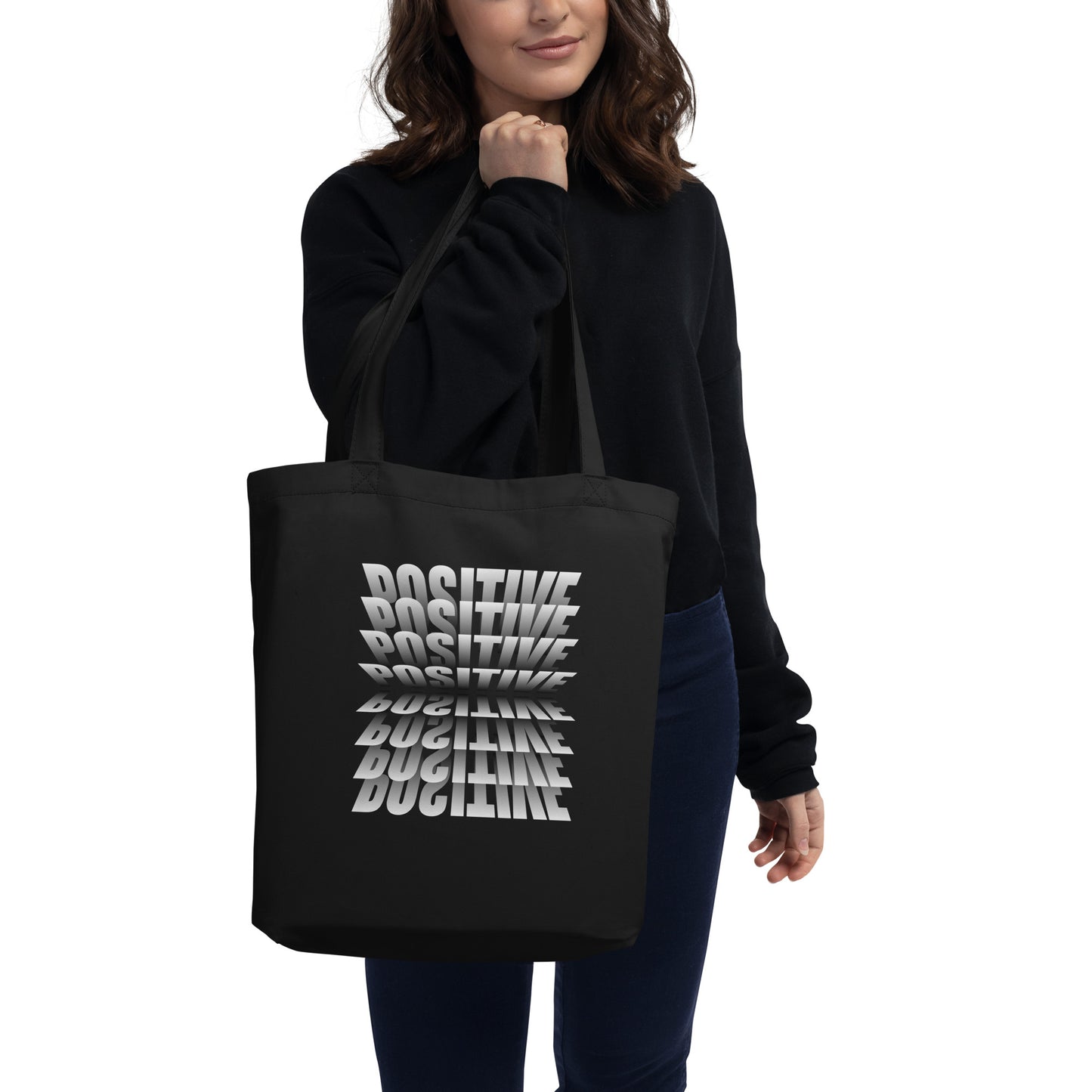 Positive Positive Positive Eco Tote Bag