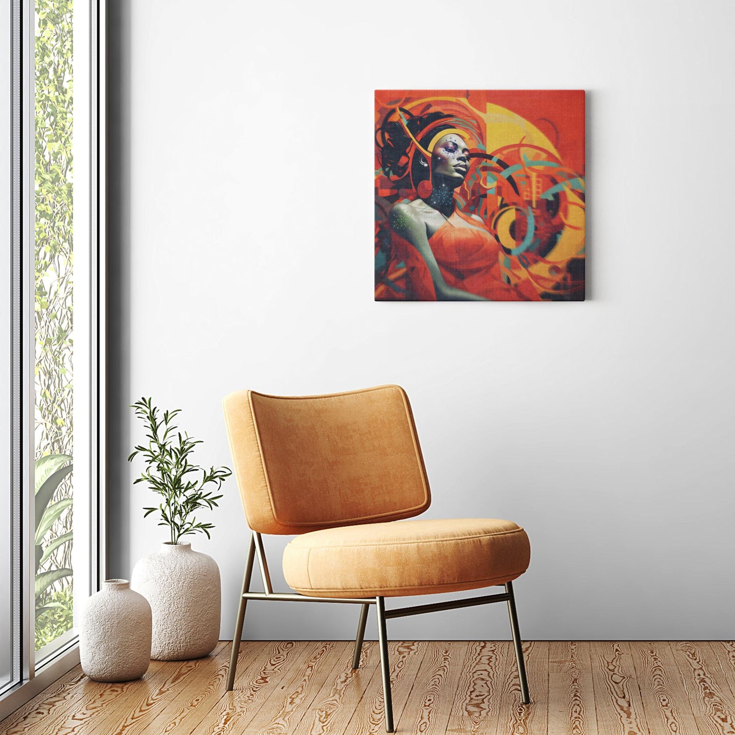 I Know Things Abstract Sacred Geometry Canvas Art