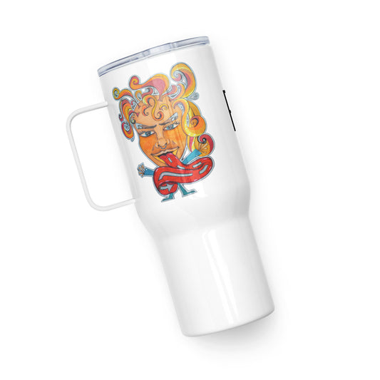 Pick Me Travel mug with a handle