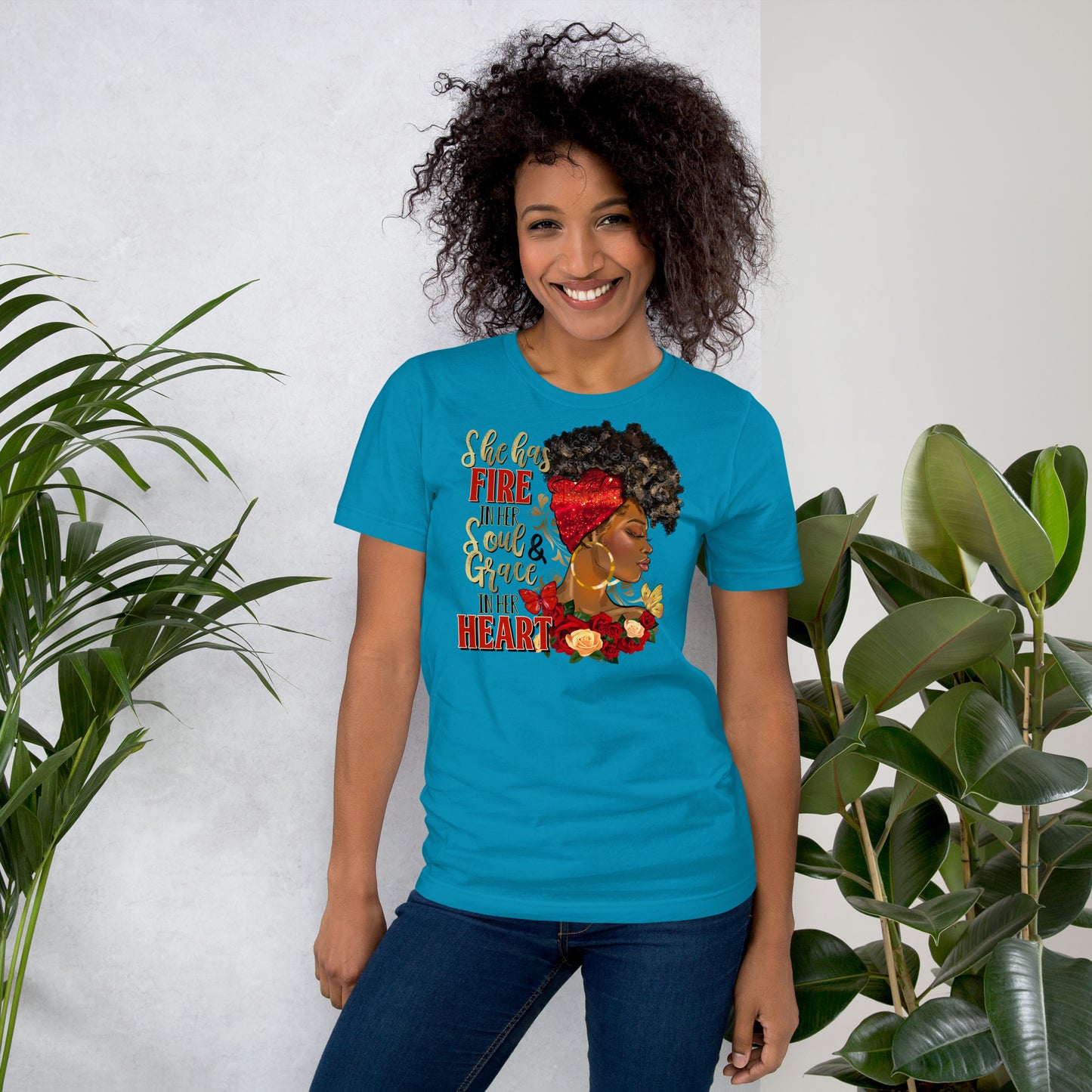 She Has Fire In Her Soul Unisex t-shirt