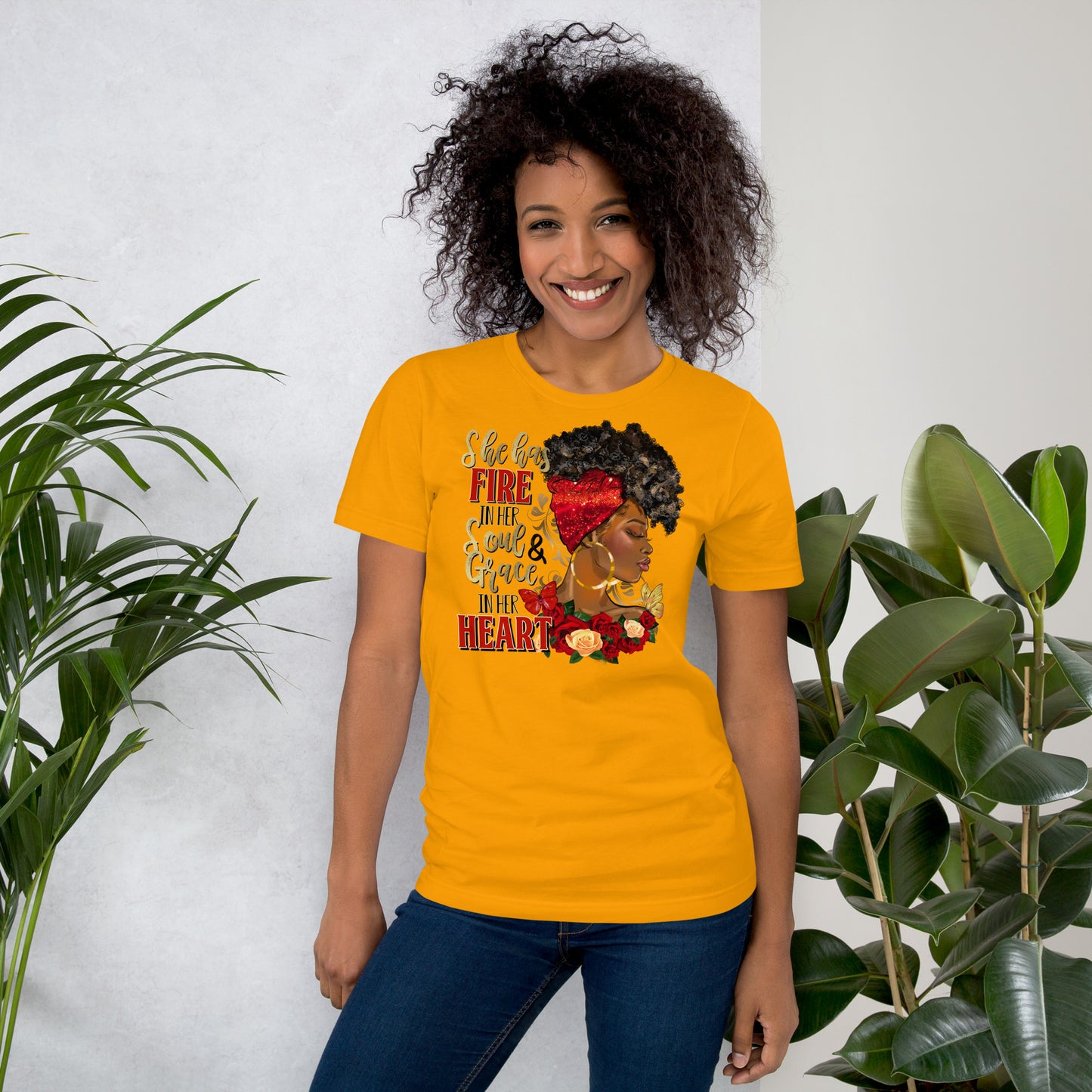 She Has Fire In Her Soul Unisex t-shirt