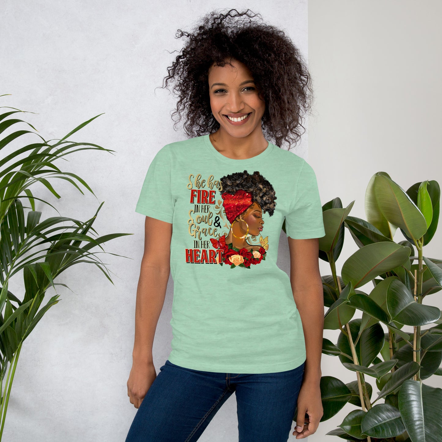 She Has Fire In Her Soul Unisex t-shirt