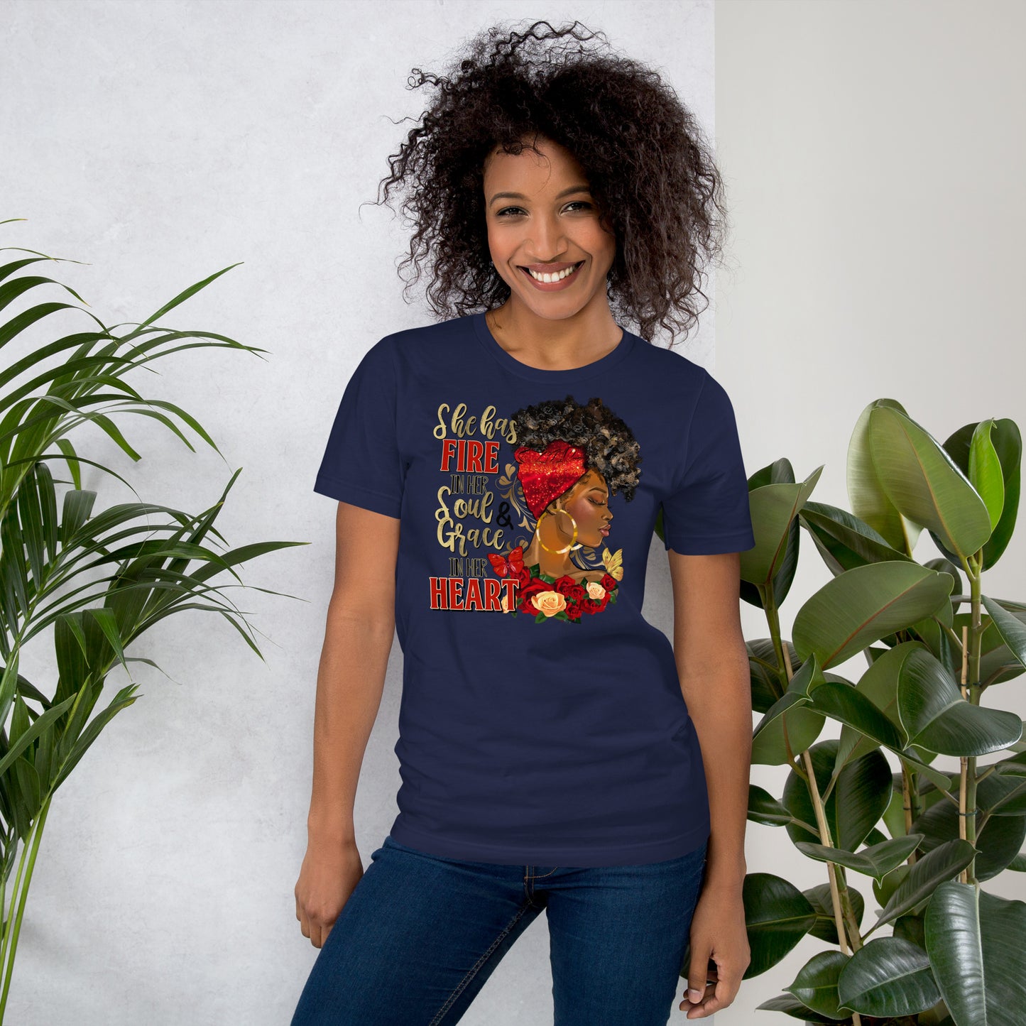 She Has Fire In Her Soul Unisex t-shirt