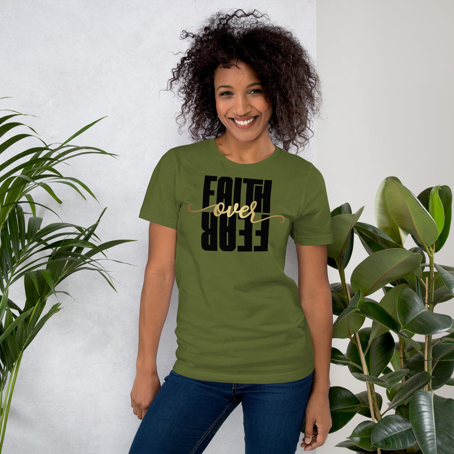 Faith Over Fear Unisex t-shirt