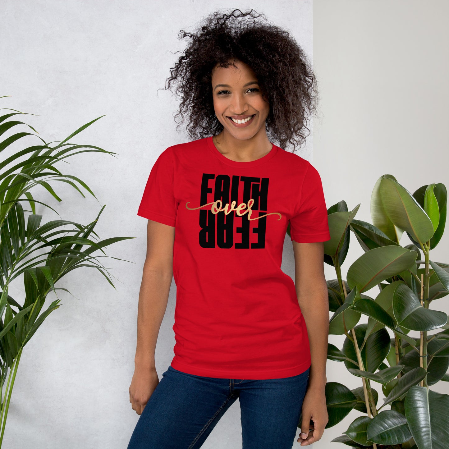 Faith Over Fear Unisex t-shirt