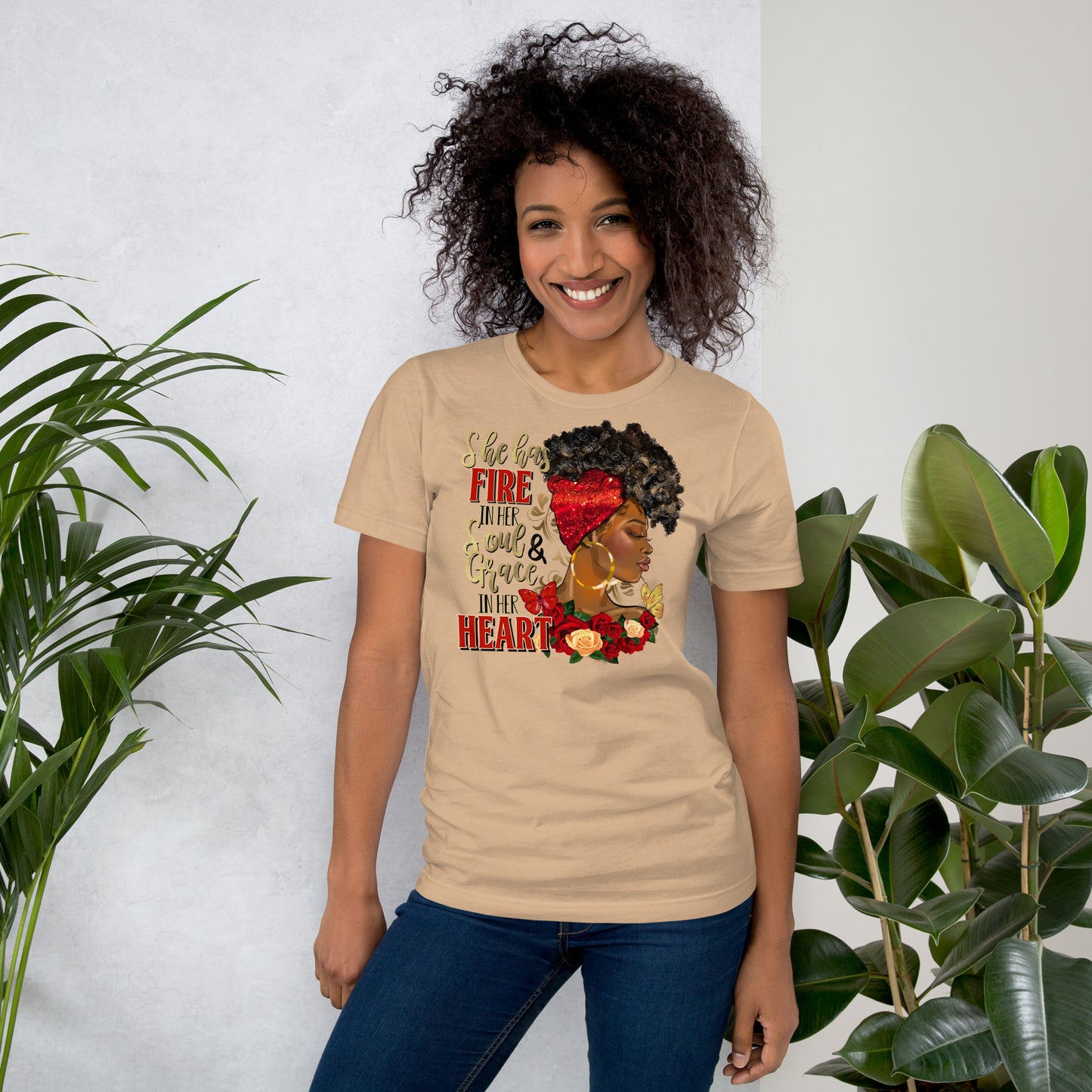 She Has Fire In Her Soul Unisex t-shirt