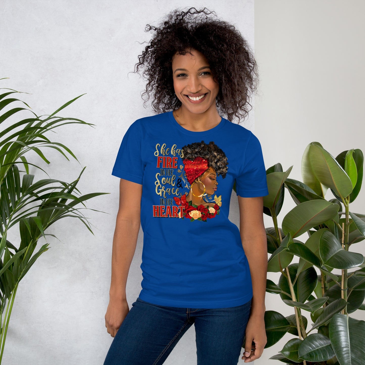 She Has Fire In Her Soul Unisex t-shirt