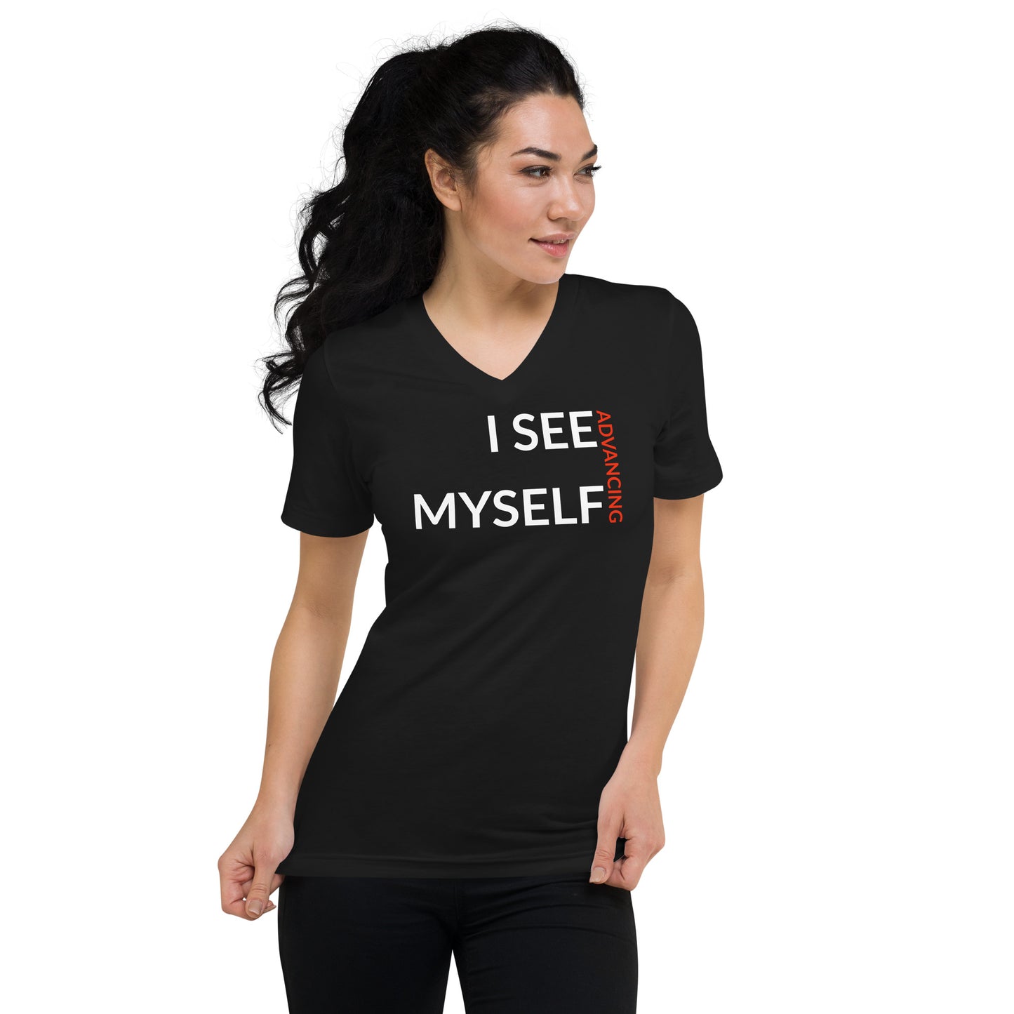 I See  Short Sleeve V-Neck T-Shirt