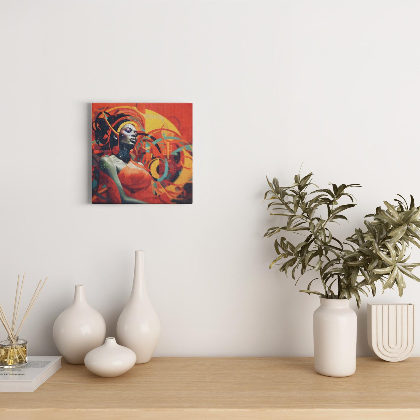 I Know Things Abstract Sacred Geometry Canvas Art