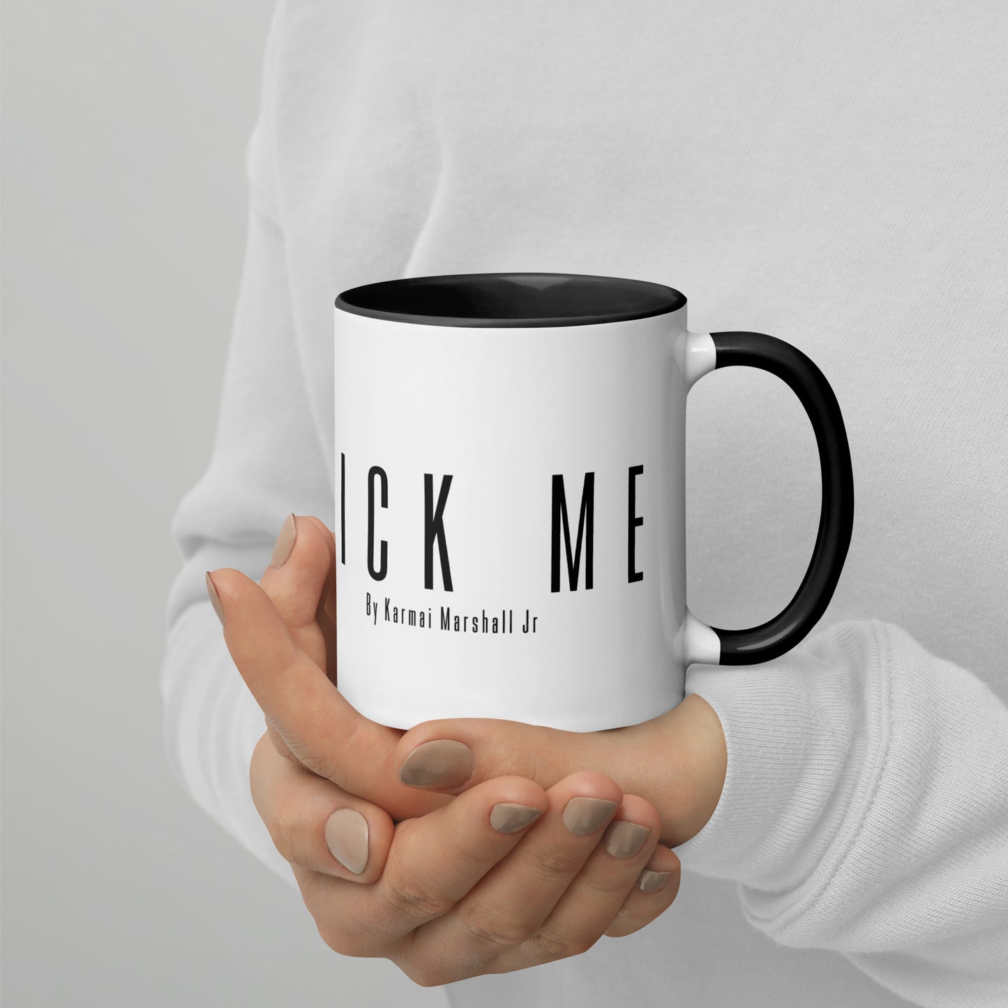 Pick Me Mug with Black Color Inside