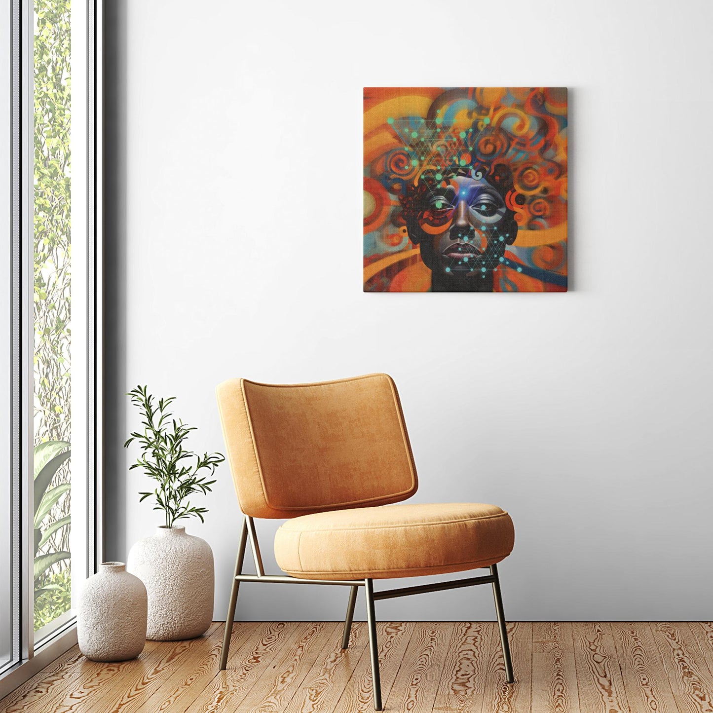 Just A Boy Abstract Canvas Art