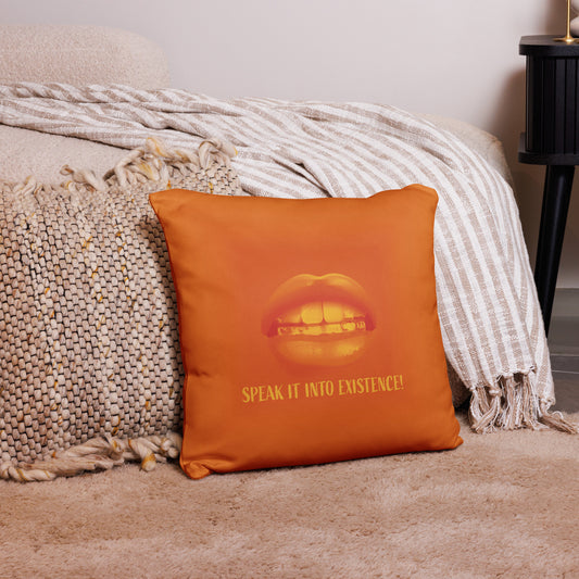 Speak It Into Existence Pillow