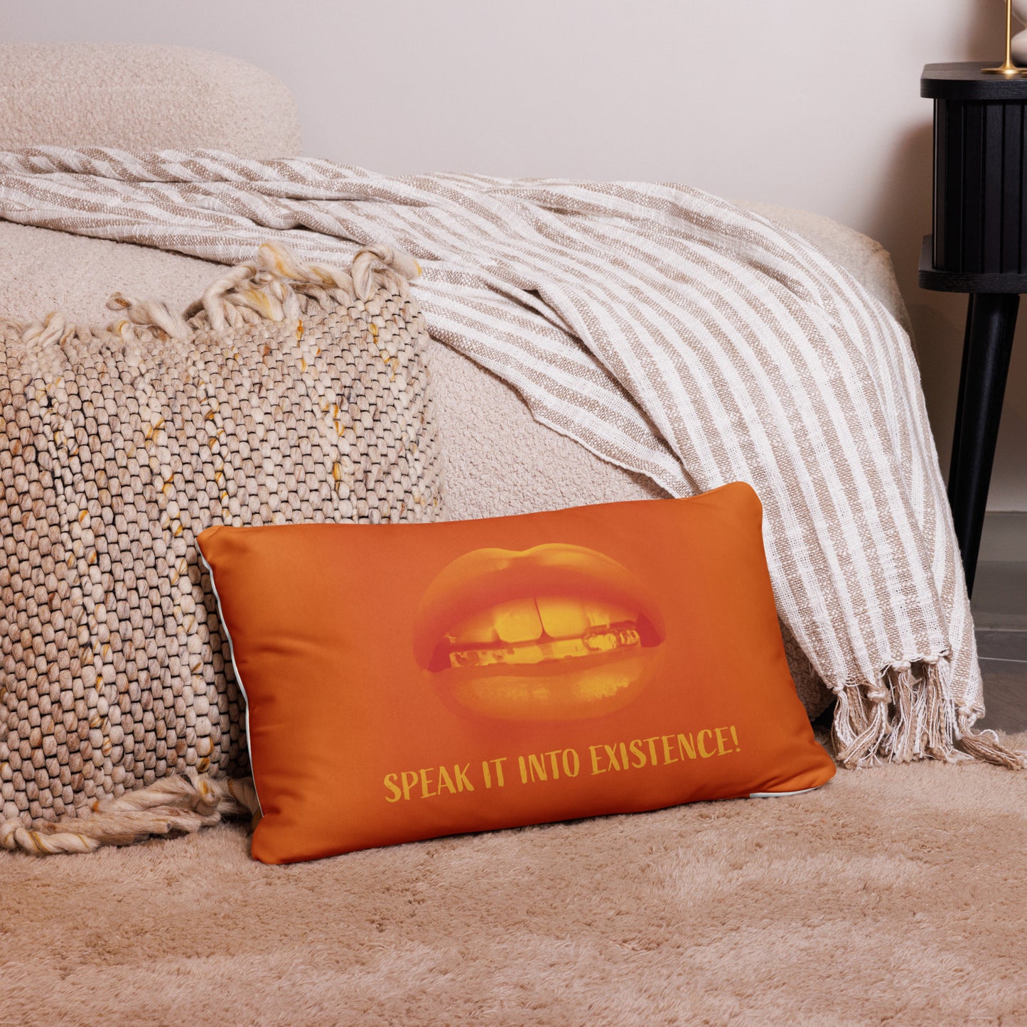 Speak It Into Existence Pillow