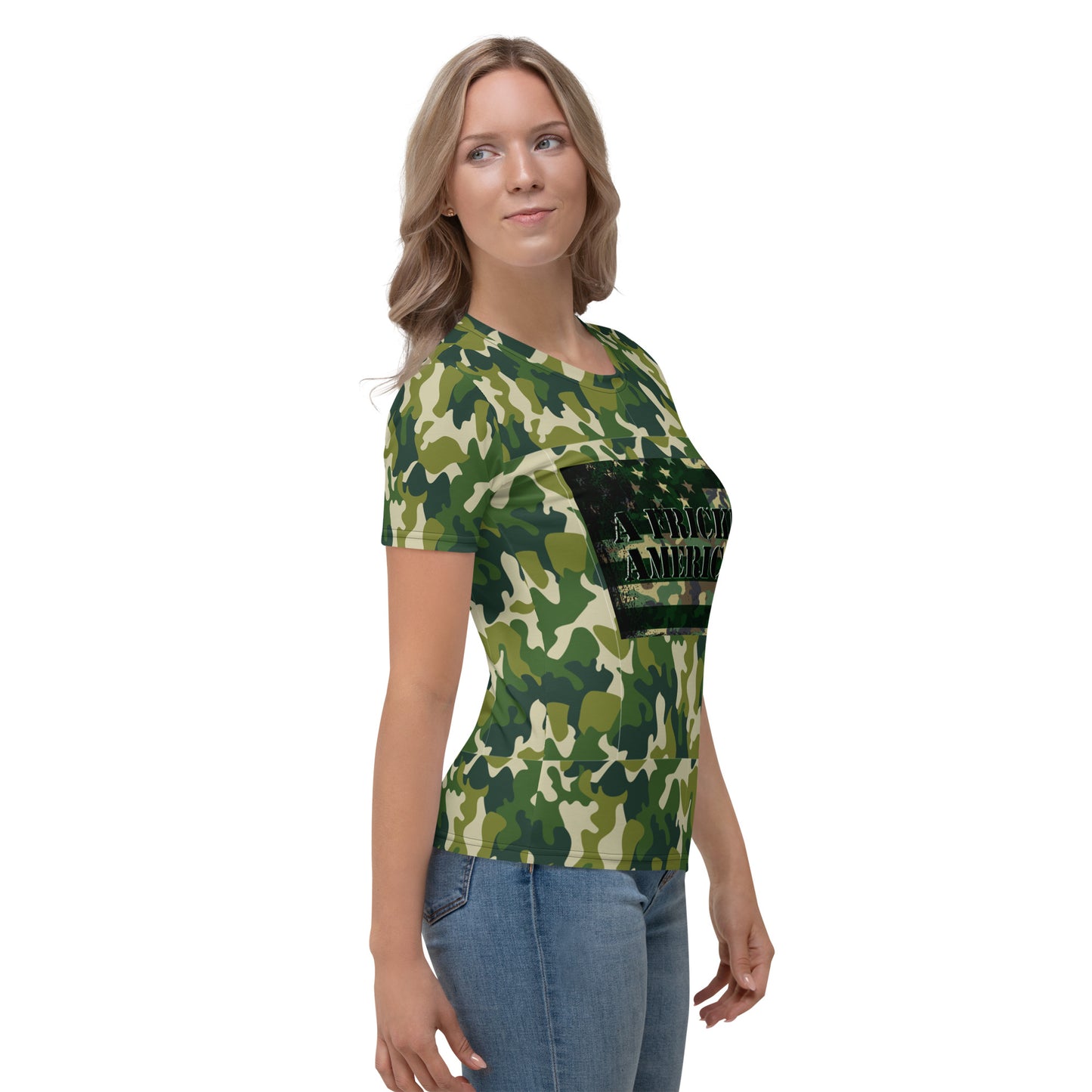 A Frickin American Camouflage  Women's T-shirt