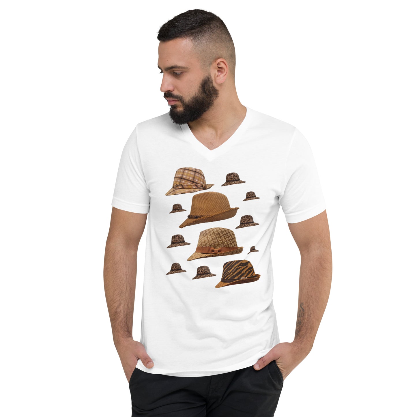 The Many Hat V-Neck T-Shirt