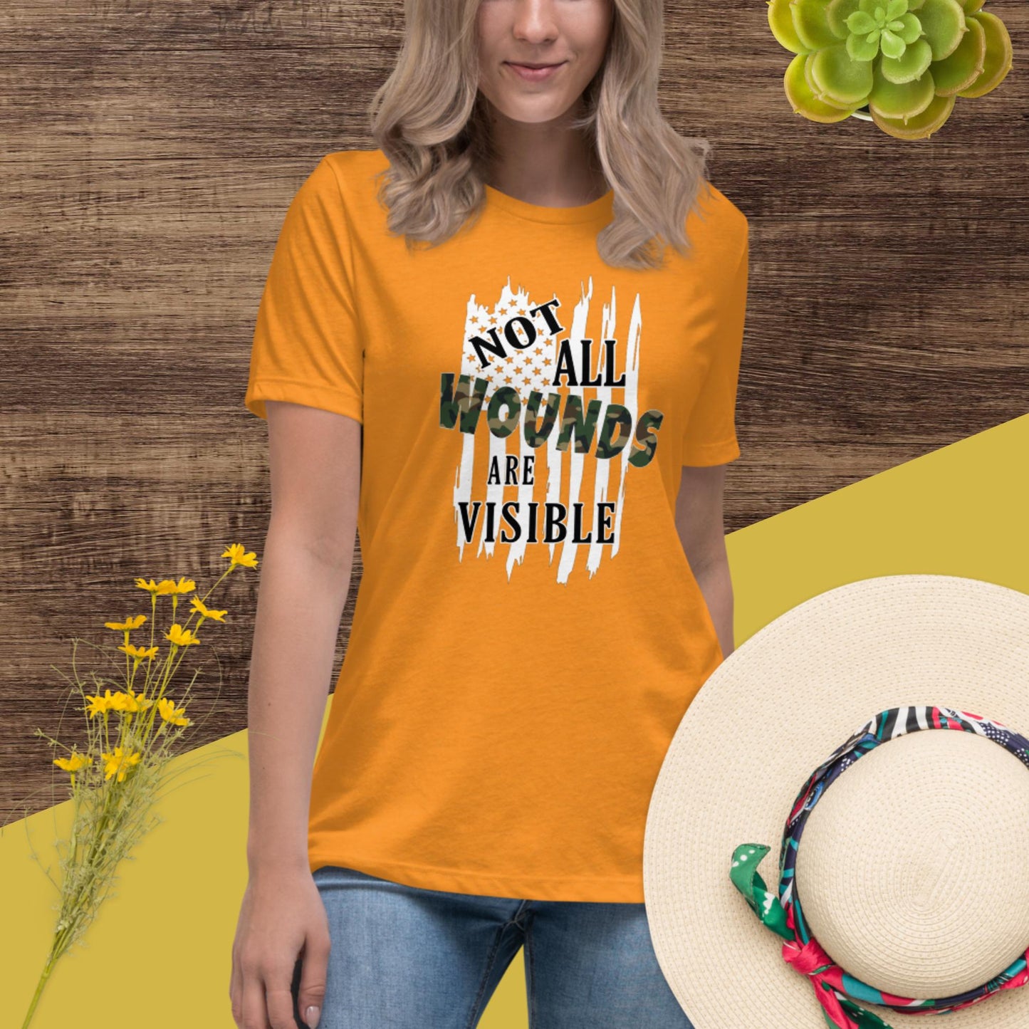 Not All Wounds Are Visible Women's Relaxed T-Shirt