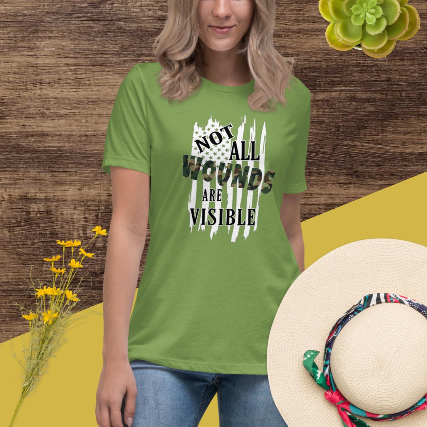 Not All Wounds Are Visible Women's Relaxed T-Shirt